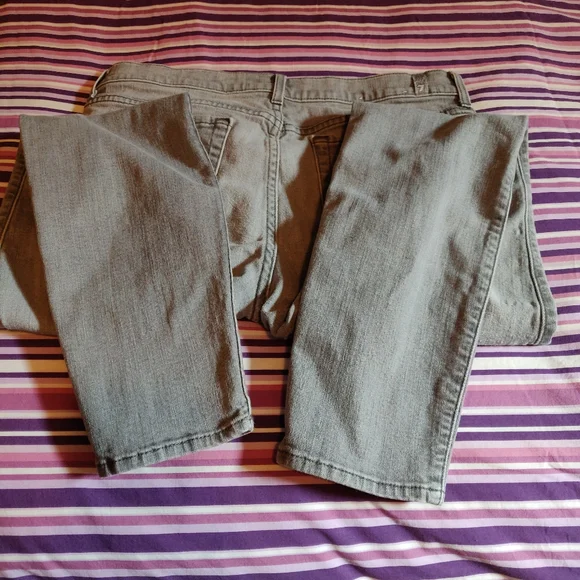 32 7 for all mankind the Skinny Grey Jeans - Picture 14 of 16